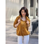 KETEN CEKET KOYU HARDAL