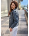 Kot ceket düz model antrasit