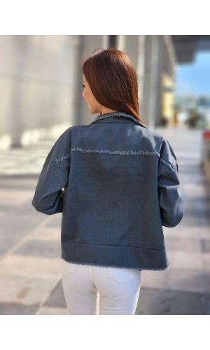 Kot ceket düz model antrasit