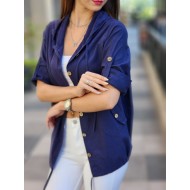 KETEN CEKET LACİVERT