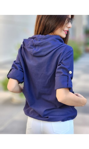 KETEN CEKET LACİVERT