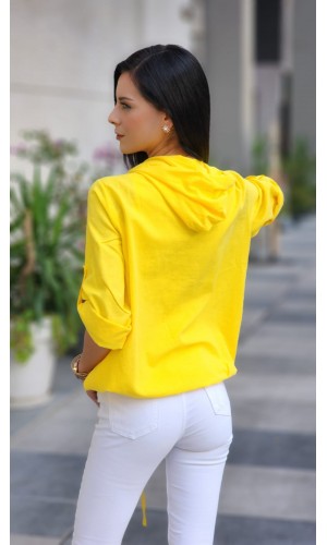 KETEN CEKET LİMON SARISI